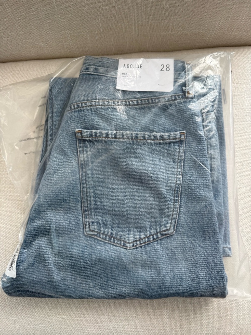 Agolde Ren Wide-Leg High-Rise Jeans NWT - Picture 4 of 6